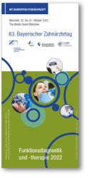 Programmheft</br> 63. Bayerischer Zahnrztetag 2022