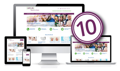 10 Jahre zahn.de – Gesund im Mund
