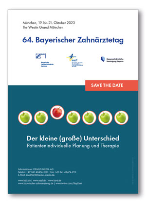 64. Bayerischer Zahnrztetag 2023: Anzeige